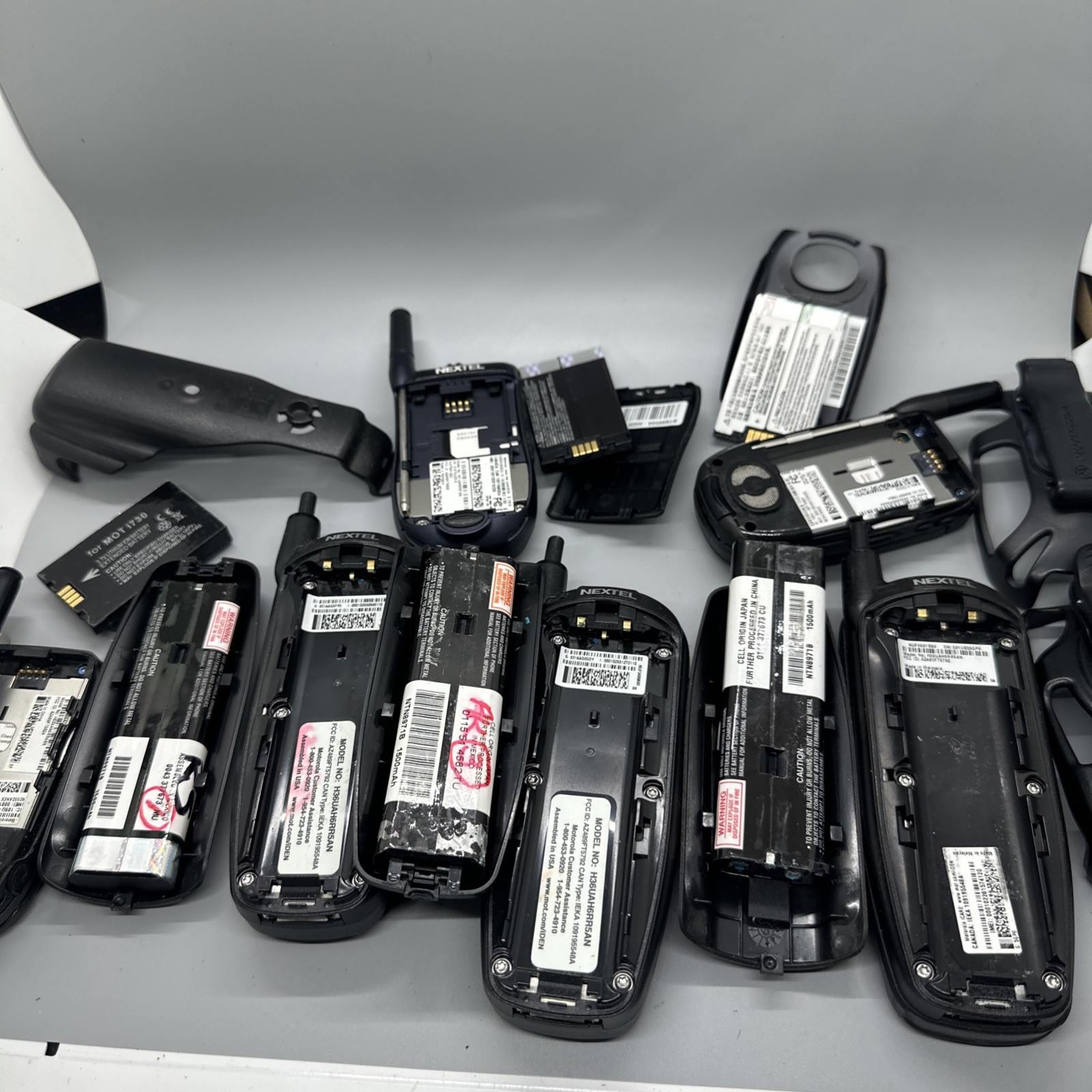 Motorola Nextel Cell Phone Lot of 6 i710 i90c i550 Plus Untested AS-IS