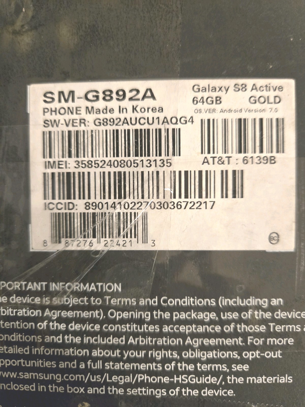 Samsung Galaxy S8 Active