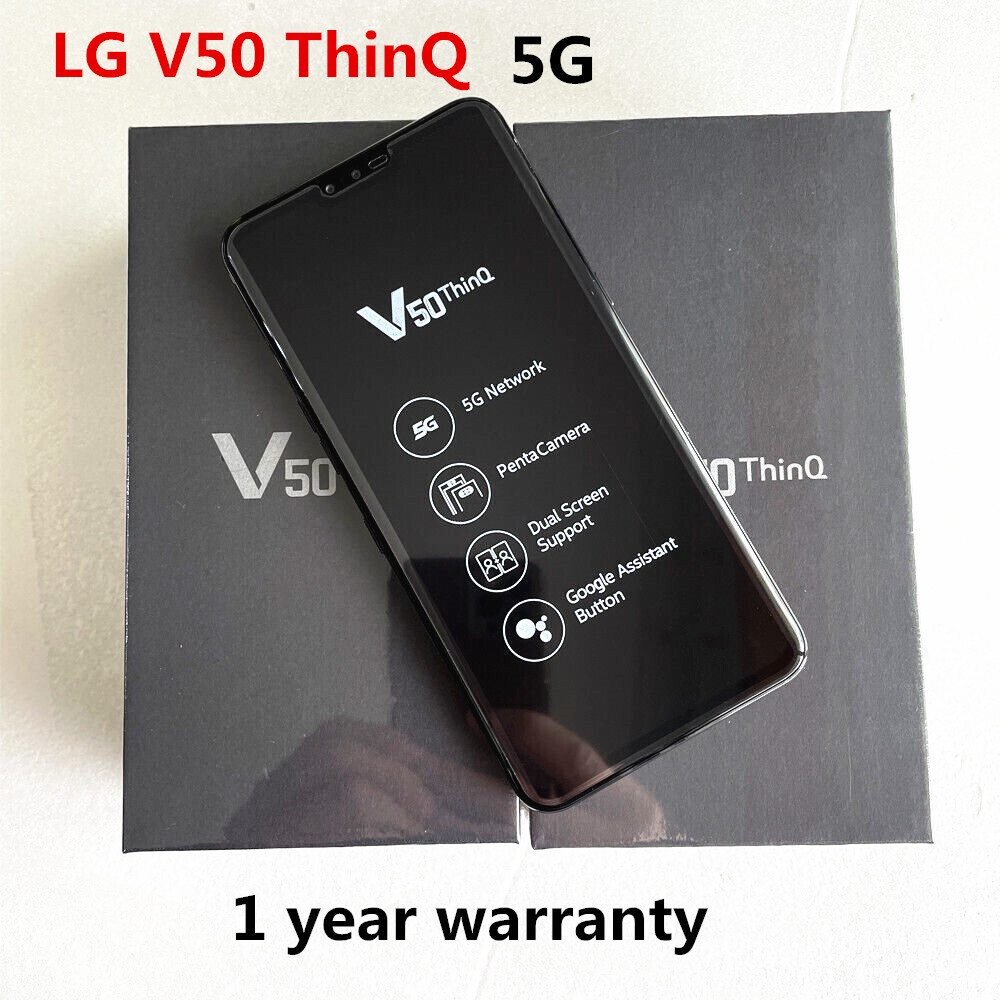 LG V50 ThinQ 5G LM-V500N (Korea) 128GB+6GB 4G LTE Unlocked Smartphone New Sealed