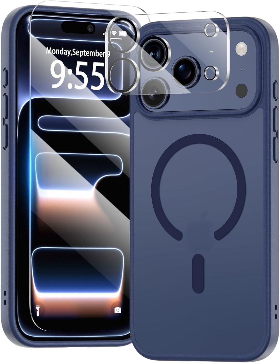 3-in-1 Full Protection Case for iPhone 17 Pro Max, Shockproof, Screen & Camera C