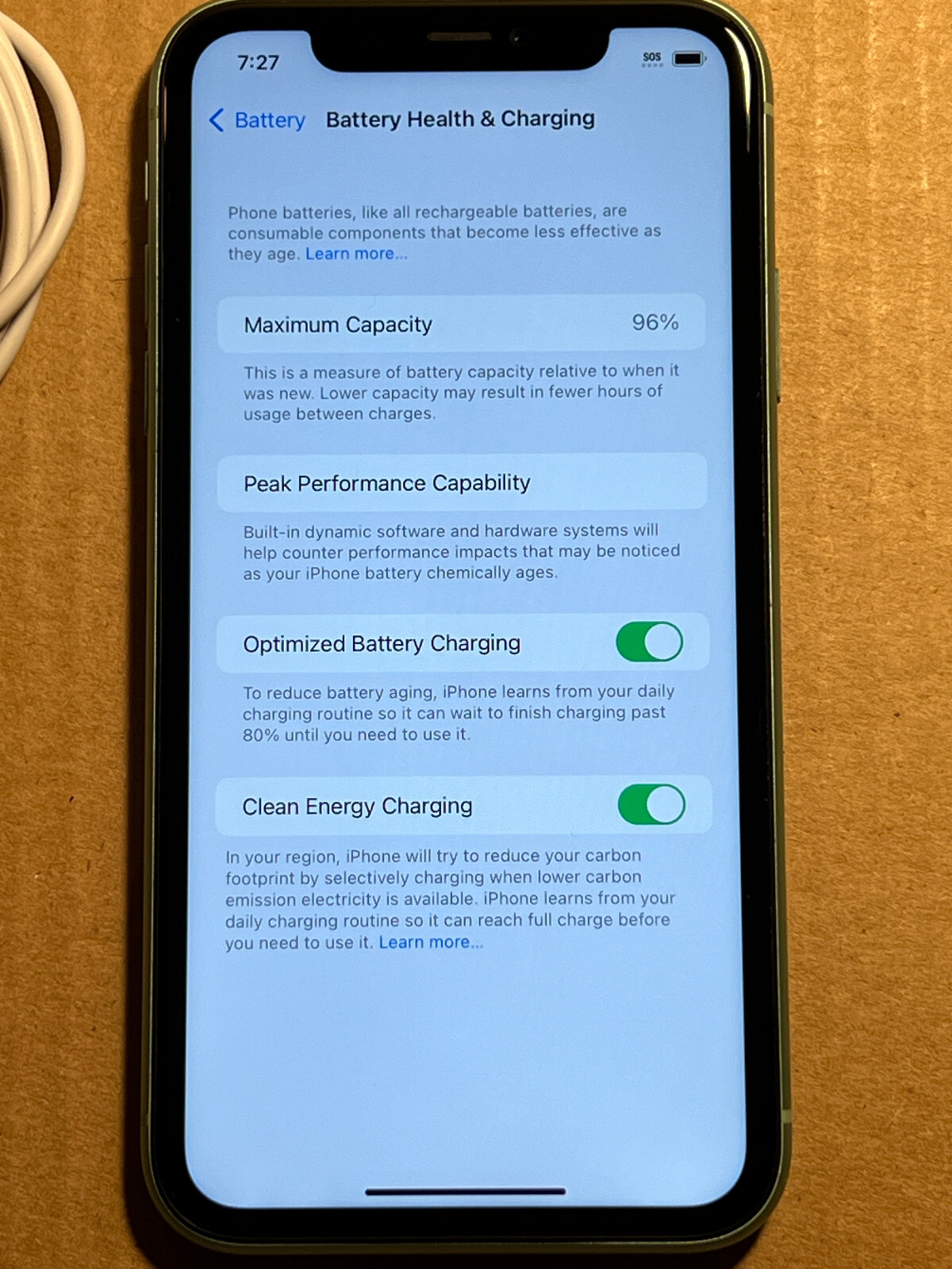 Apple iPhone 11 – 64GB – Green A2111 unlocked (CDMA + GSM) READ