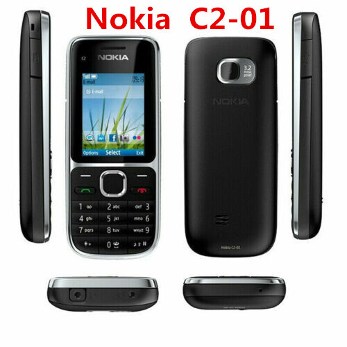 New Original Nokia C2-01 Unlocked Hebrew English keyboard GSM Mobile Cellphone