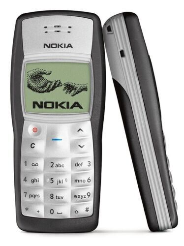 Nokia 1100 Unlocked GSM900/1800MHz Flashlight cheap cellphone +1 Year WARRANTY