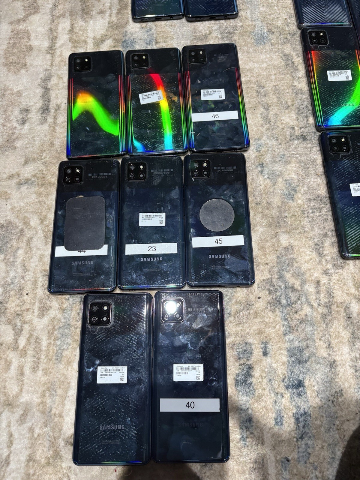 Lot of 43 Samsungs Galaxy A42 5G UNLOCKED – 128 GB – Prism Dot Black