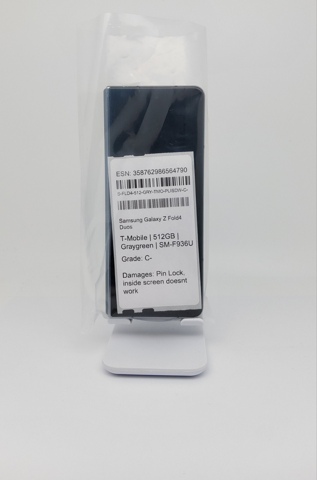 Samsung Galaxy Z Fold4 – 512 GB – Gray Green (T-Mobile) SM-F936U *PLEASE READ*