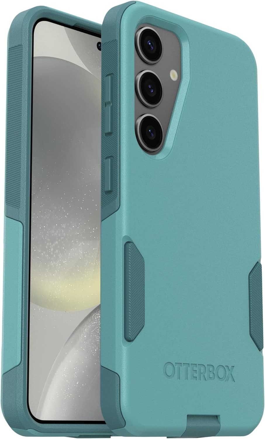 Samsung Galaxy S24 Commuter Series Case – Riveting Way (Teal) – Slim & Tough