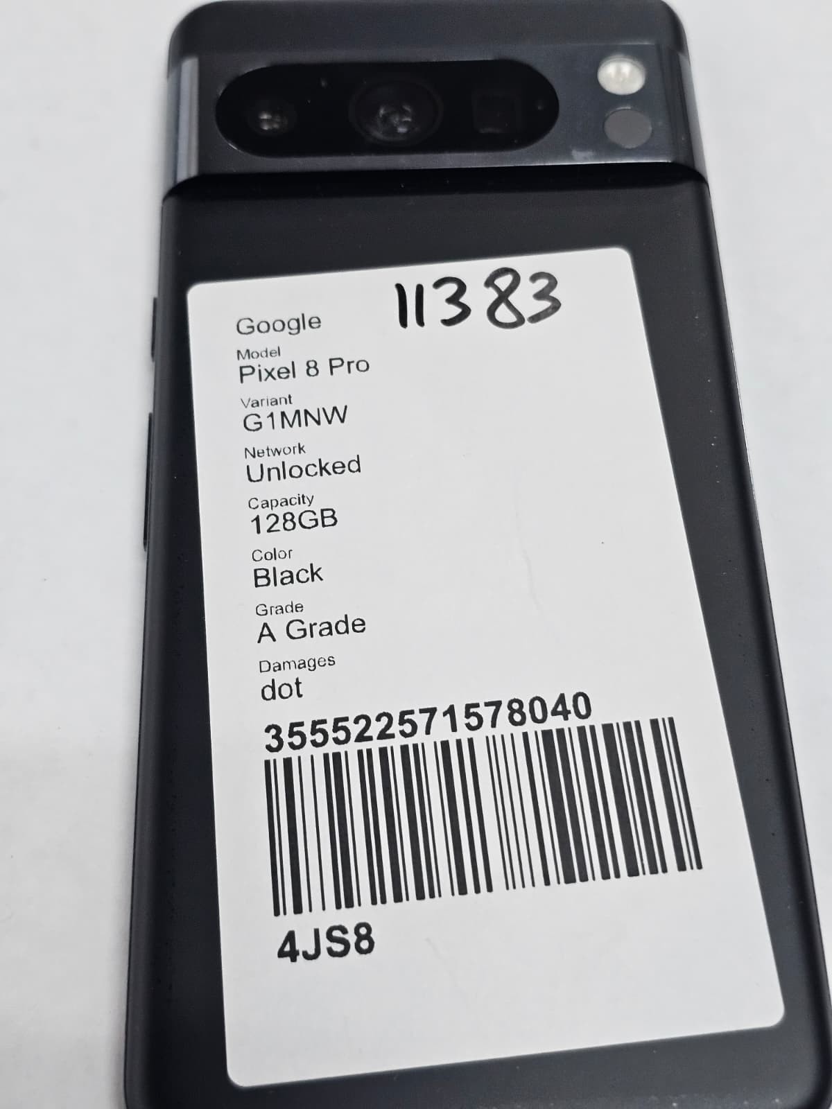 DEFECTIVE – Google Pixel 8 Pro – 128 GB – Black – Unlocked – 11383