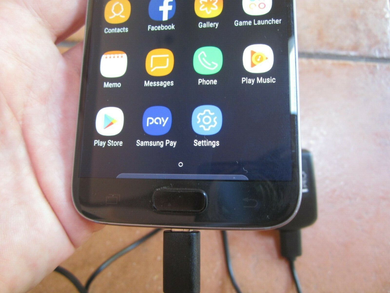T-Mobile Samsung Galaxy S7 SM-G930T 32GB BLACK Cell Phone w/PwrCord – WORKS!