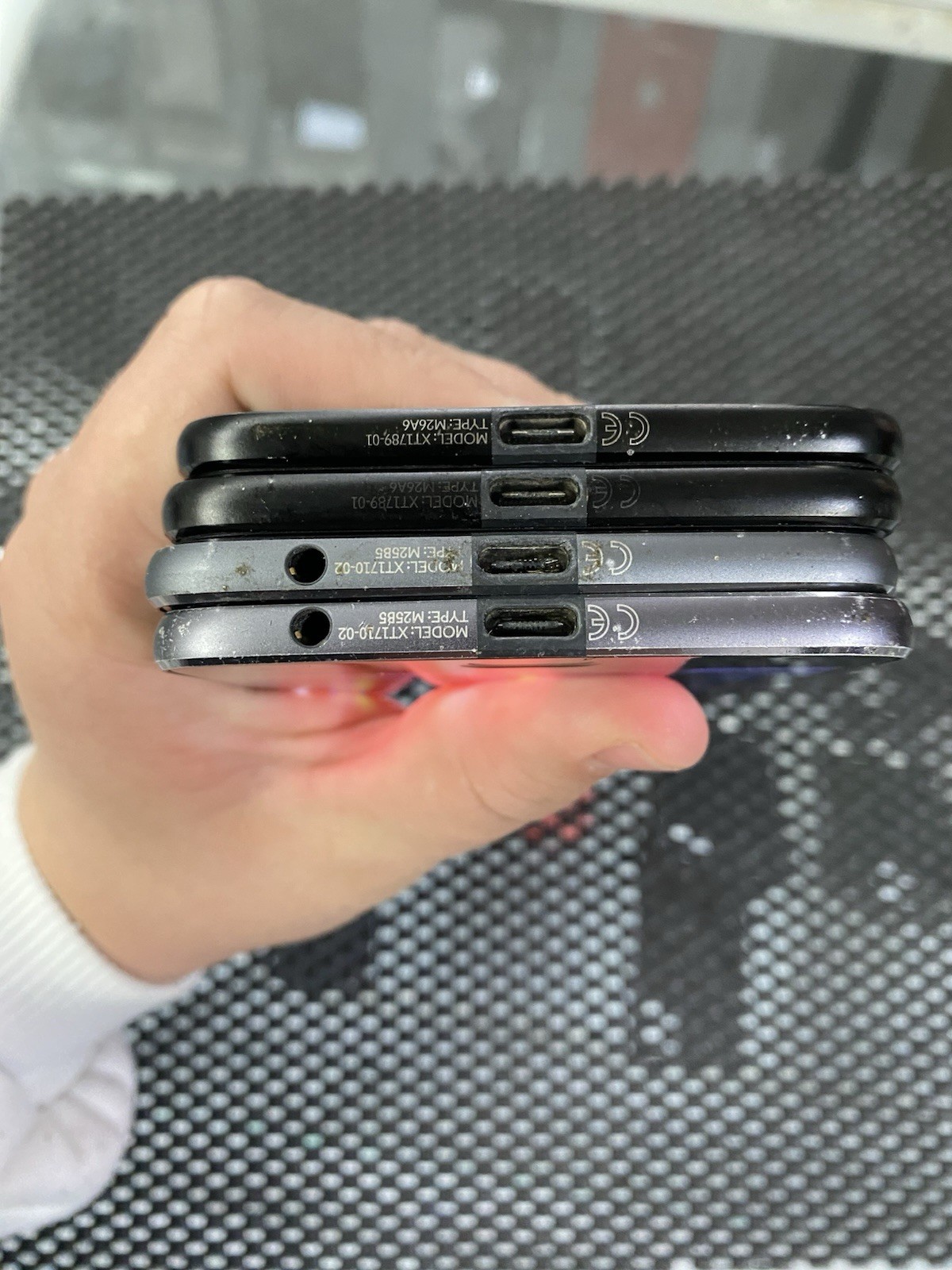 Lot Of 4 Moto Z2 Play/Z2 Force xt1789-01/XT1710-02 For Parts/repair – H1