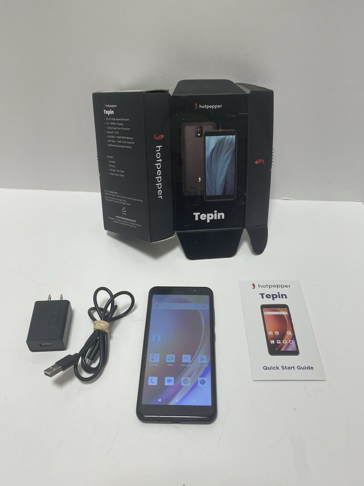 Hot Pepper Tepin 4G LTE Smartphone HPPL63A-H Unlocked