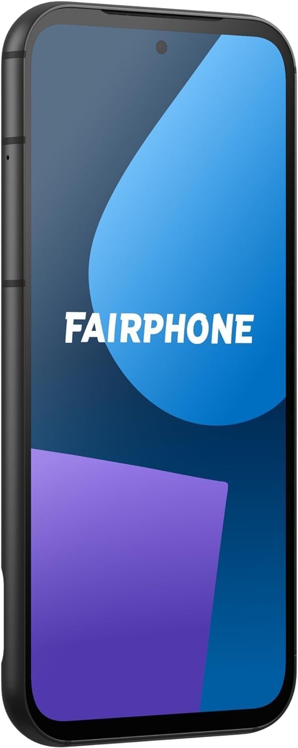 Fairphone 5 Matte Black 256GB 5G 6.46″ 5G Dual SIM 50MP Smartphone SIM Free