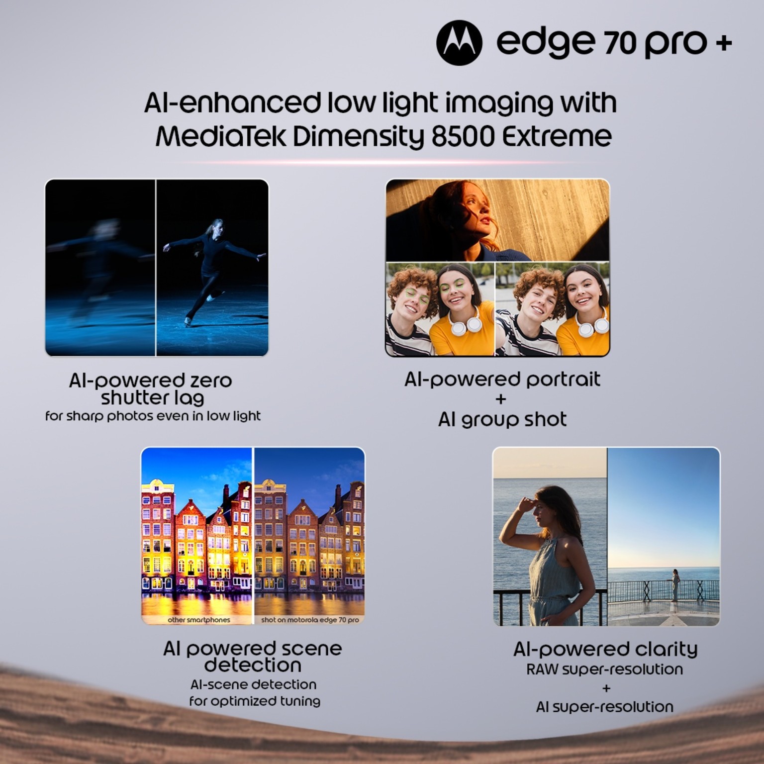 MOTOROLA Edge 70 Pro+ (Chicory Coffee, 256GB 12GB RAM) Dimensity 8500 Extreme.
