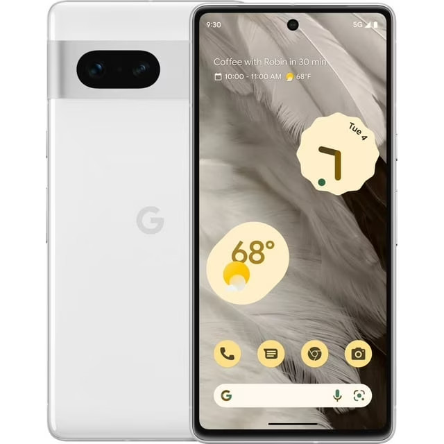 Google Pixel 7 6.3″ GVU6C 128GB Snow (Unlocked) – Good Condition