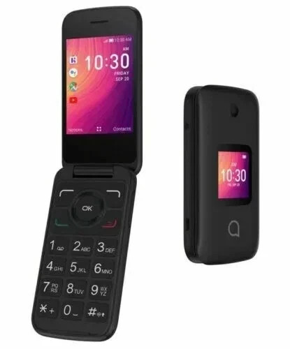Open Box Alcatel Go Flip 3 4052R 4052C (Unlocked) 4G VoLTE Flip Phone