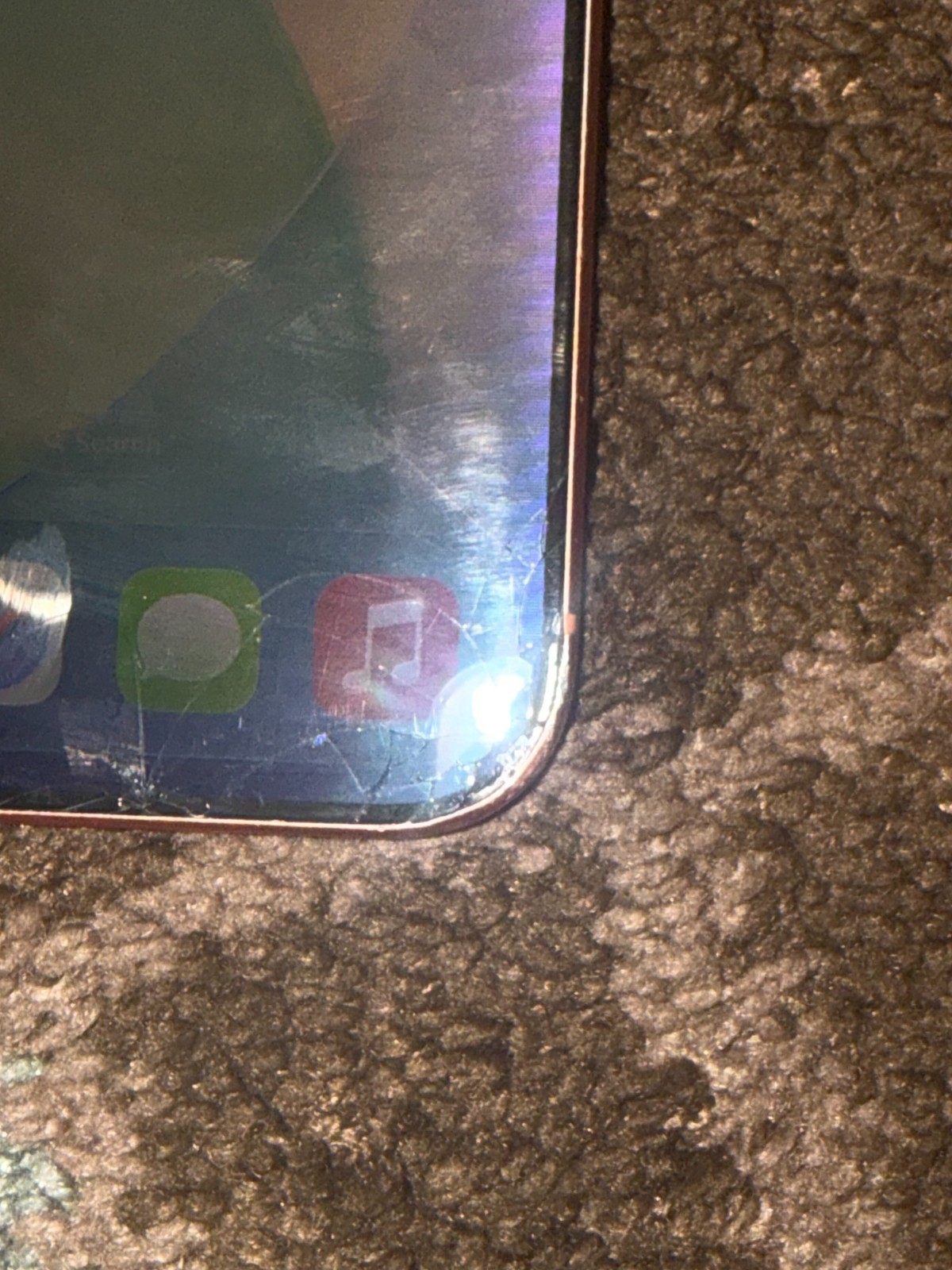 Apple iPhone 17 Pro 256 GB -Orange – Locked to ATT – READ (Cracked / LCD Line)