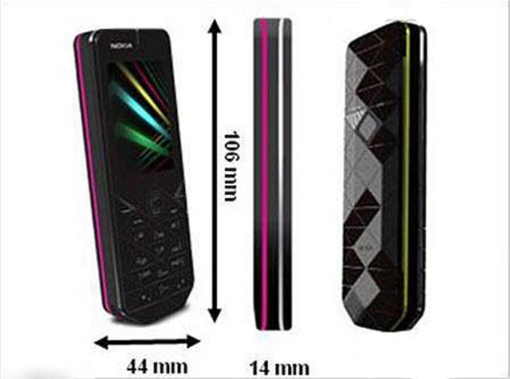 Cellphone Nokia 7500 Prism Mobile Phone Video Bluetooth Original FM JAVA 2.0