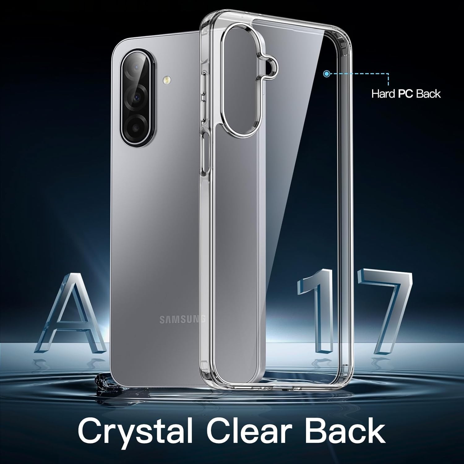 Case for Samsung Galaxy A17 5G / 4G 6.7-Inch, Shockproof Bumper Protective Cover