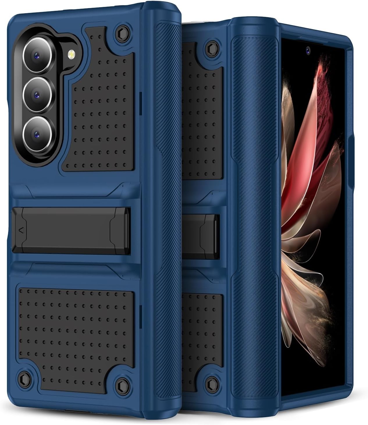 Heavy Duty Dual Layer Case for Samsung Galaxy Z Fold 6 5G 2024 Hinge Protection