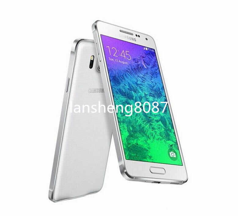 Samsung Galaxy Alpha G850 32GB Unlocked Android Smartphone VERY GOOD WHITE US