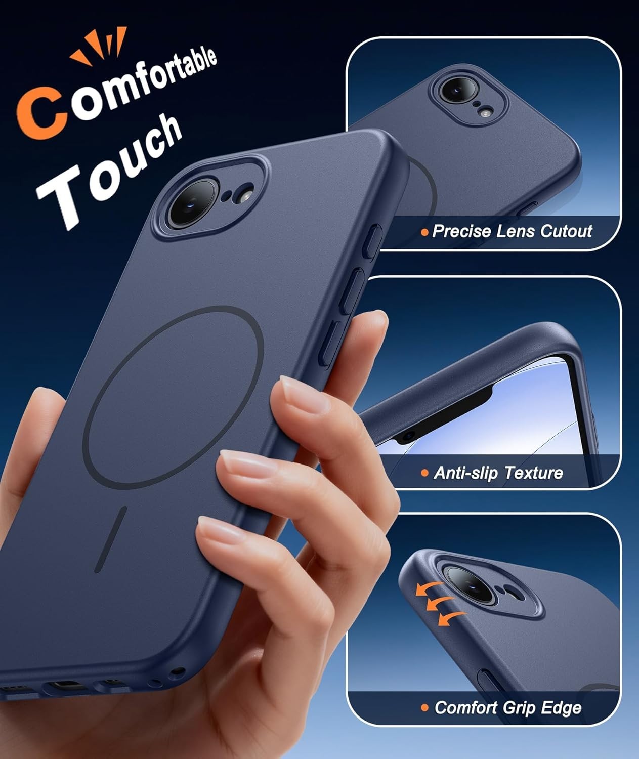 for iPhone 17e & iPhone 16e Case Heavy Duty Protection Anti-drop Cover Case