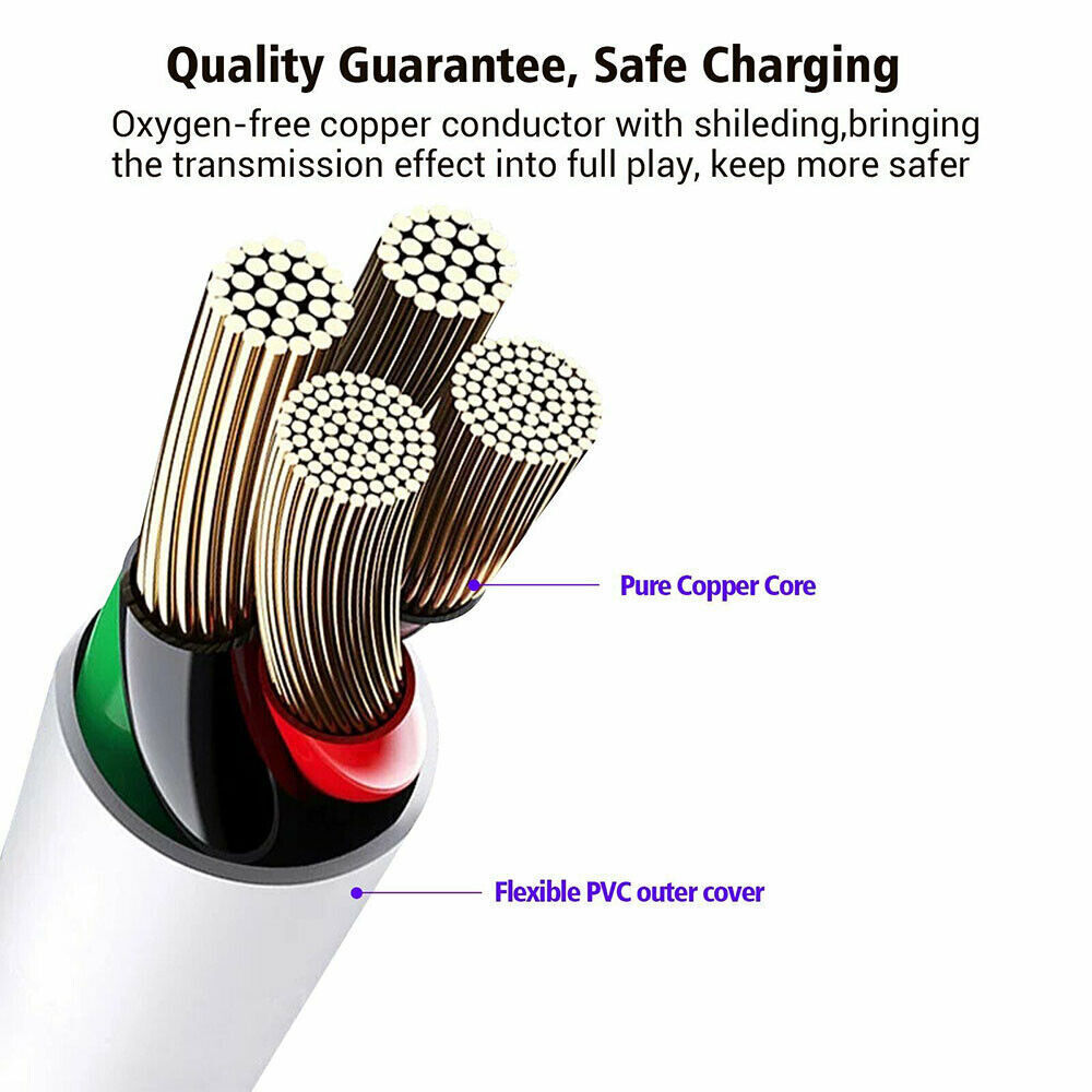 20W Fast Charger USB-C PD Power Adapter +3FT Cable For iPhone 8 12 13 14 Pro Max