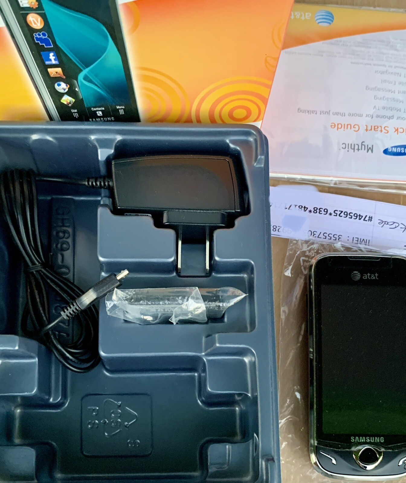 Collectible: Samsung Mythic SGH-A897 – Black Cellular Phone – UNLOCKED