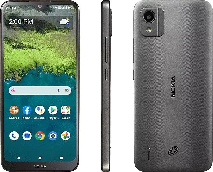 Nokia C110 N156DL 32GB 3GB Walmart Family Mobile Space Gray Open Box
