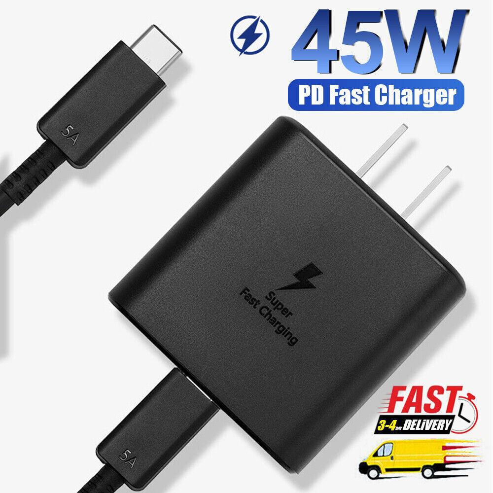 6FT Cable&45W Fast Charging Type C Wall Charger For Samsung Galaxy S25 S24 S23