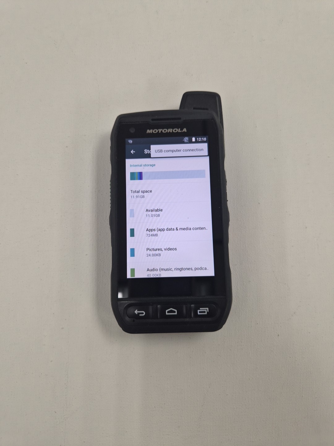 Motorola Moto Lex F10 16GB Black Rugged Factory Unlocked Grade B+