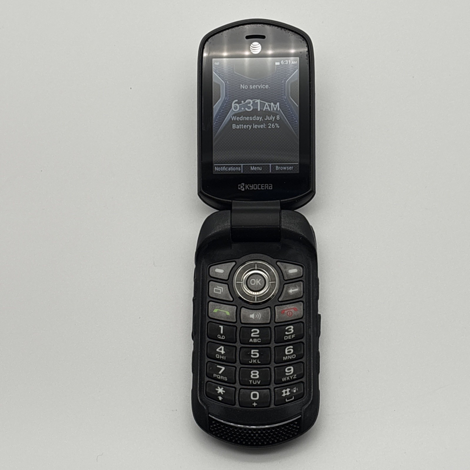 Kyocera DuraXE Flip Phone (8GB) AT&T: Model E4710 – Tested