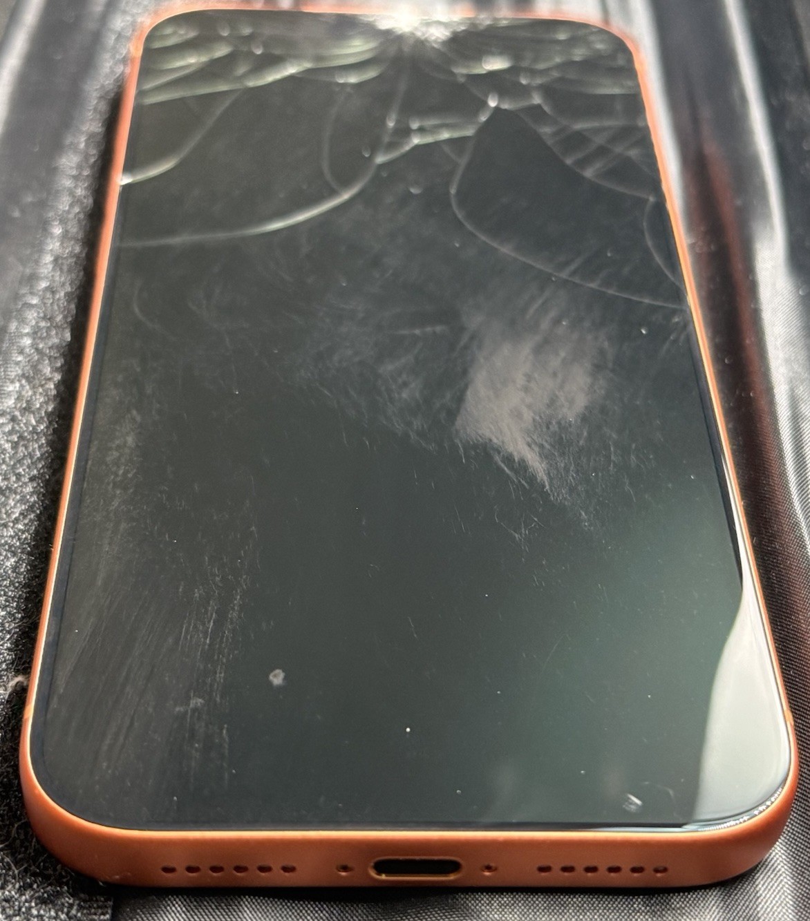 Apple iPhone 17 Pro Max A3257 MFXL4LL/A 512GB Cosmic Orange Cracked Unlocked