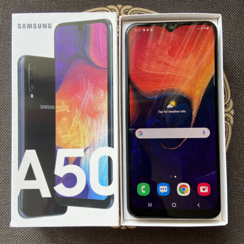 Samsung Galaxy A50 SM-A505U 64GB+4GB 4G Unlocked Android Smartphone New Sealed