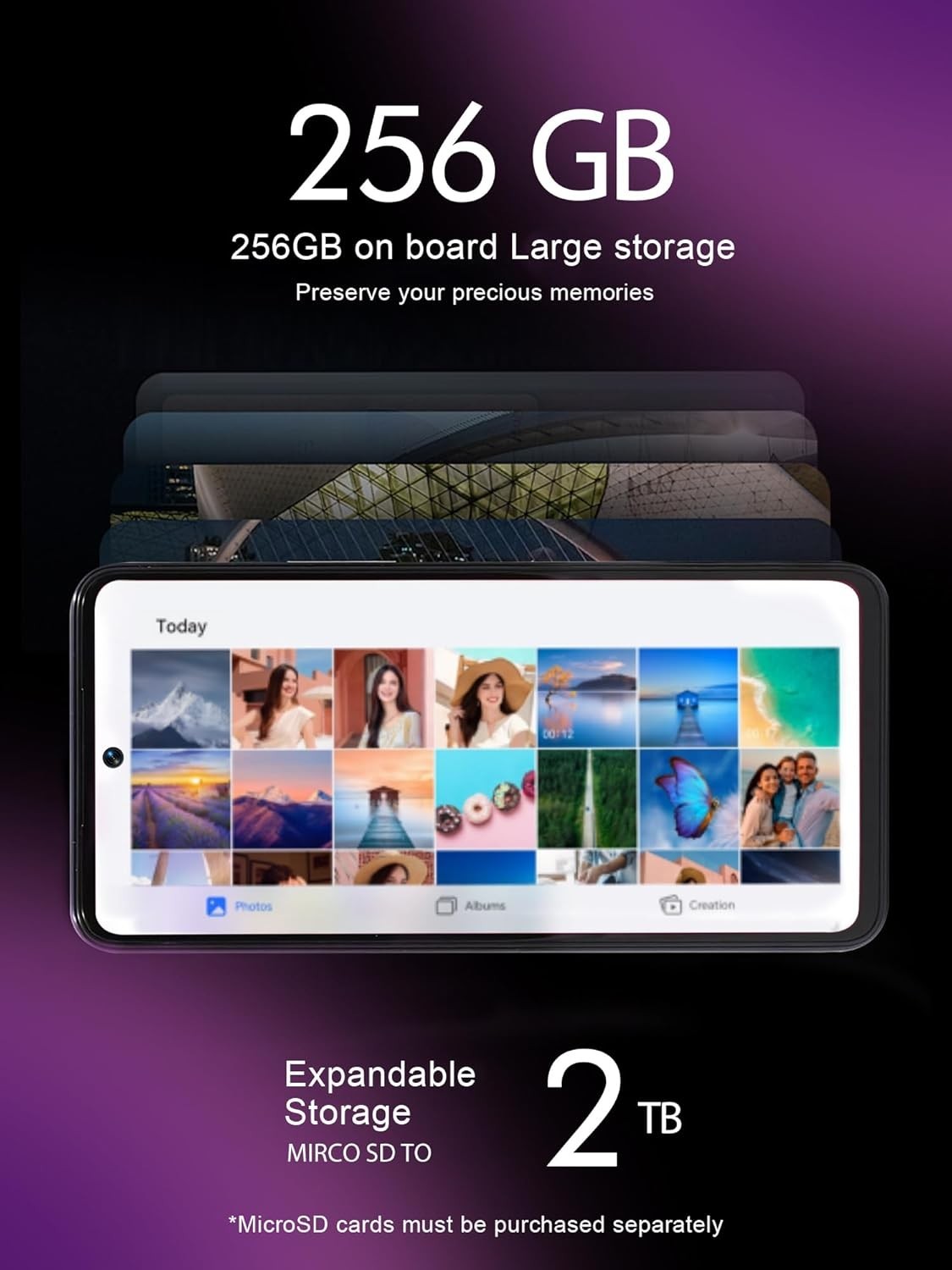 T-Mobile Revvl 7 Pro 5G 256GB GSM UNLOCKED Smartphone Azurite Blue Open Box
