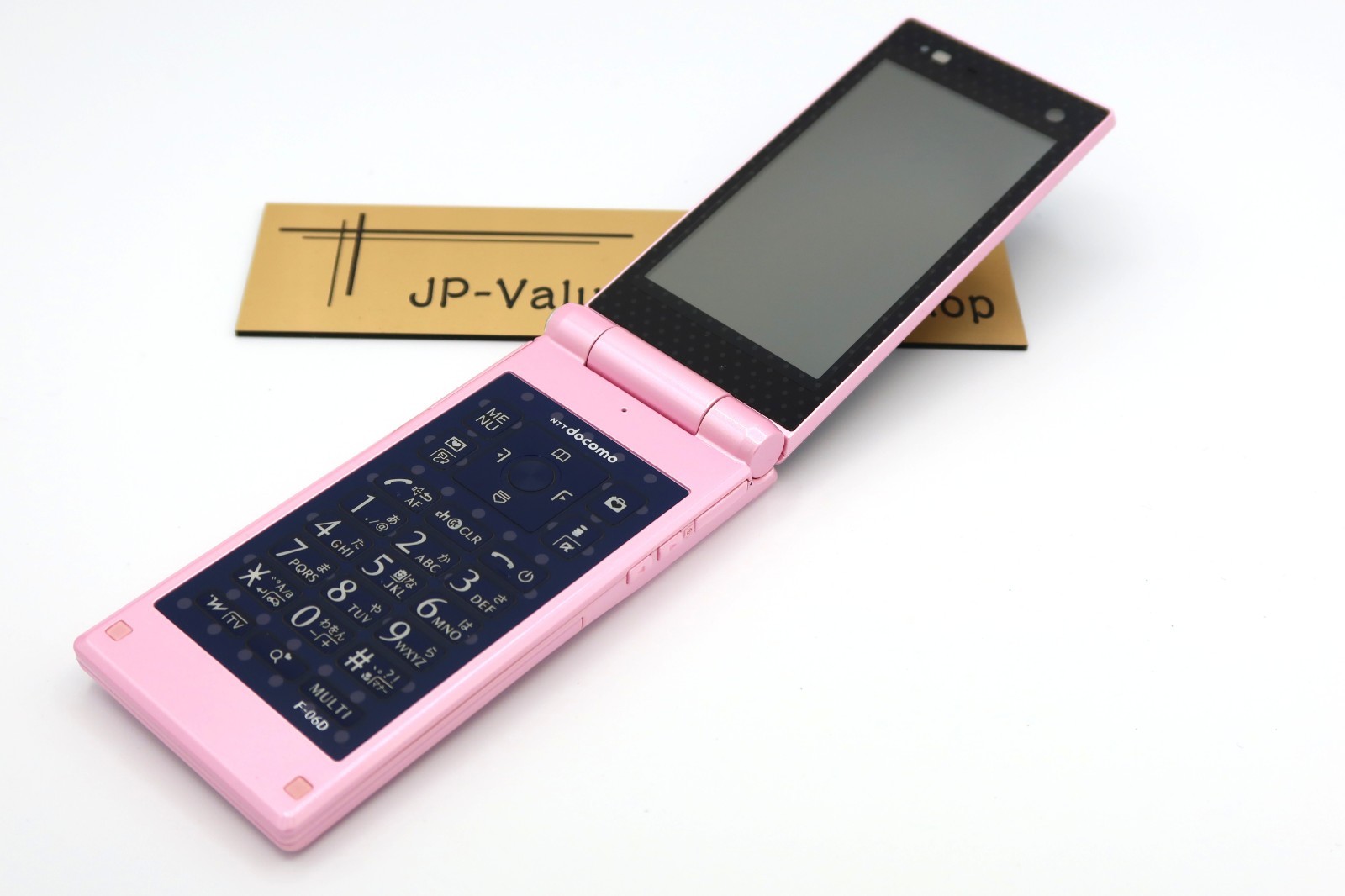 [B] Fujitsu F-06D Style Series Flip Nicola Girls’ Happy Pink Limited Item Japan