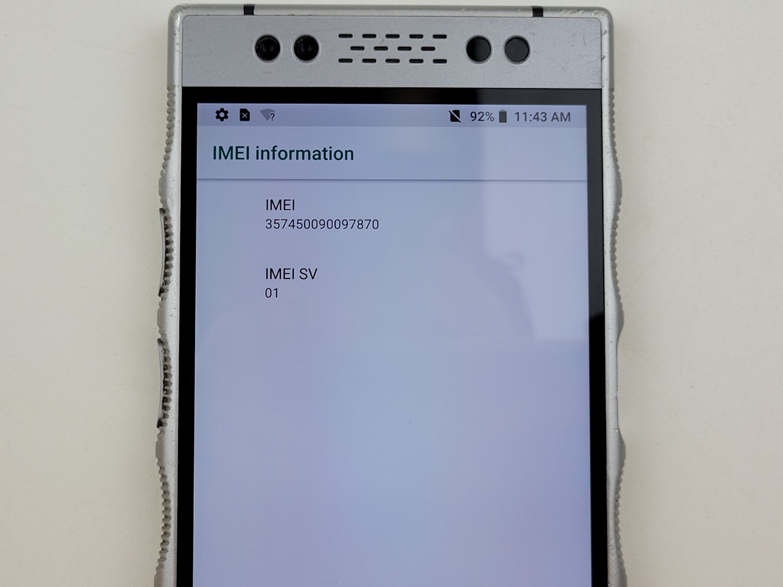 RED HYDROGEN One (H1A1000) 128GB (Unlocked) (Verizon) – *SIM TRAY ISSUE* – J2540