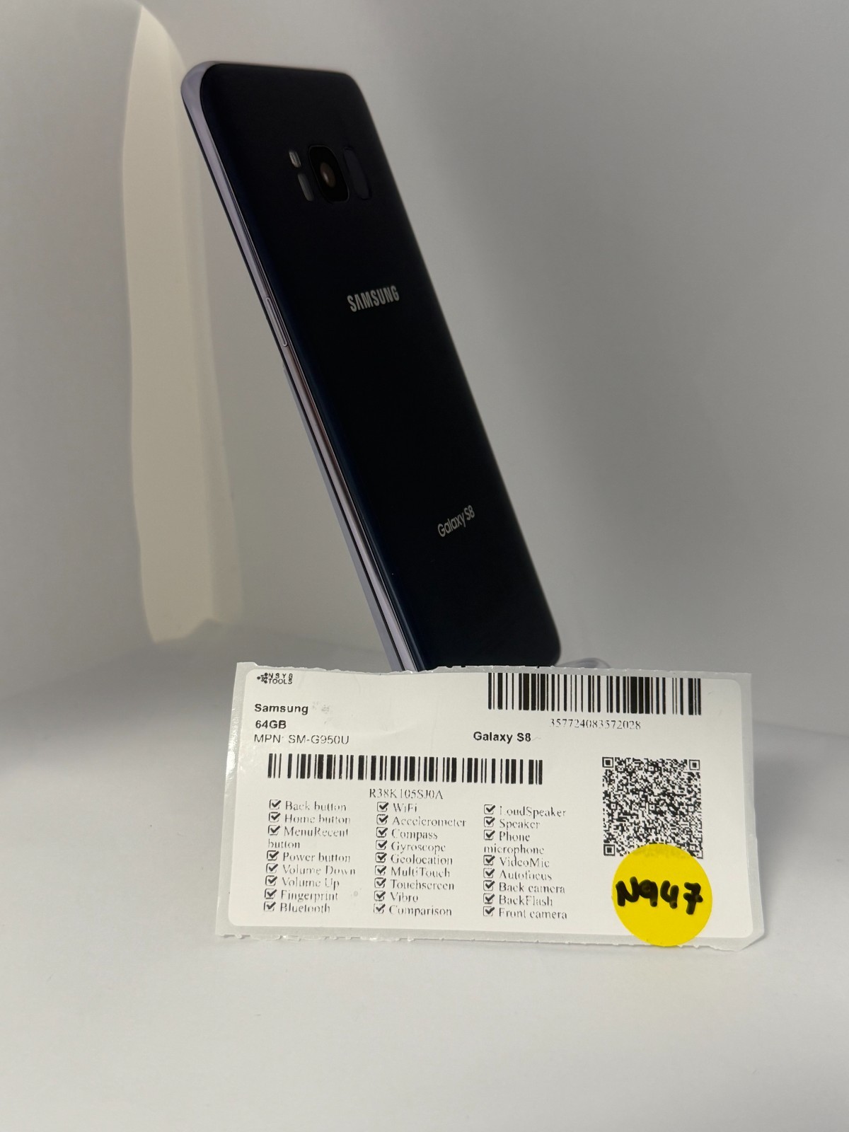 Samsung Galaxy S8 (SM-G950U) 64GB Unlocked- N947