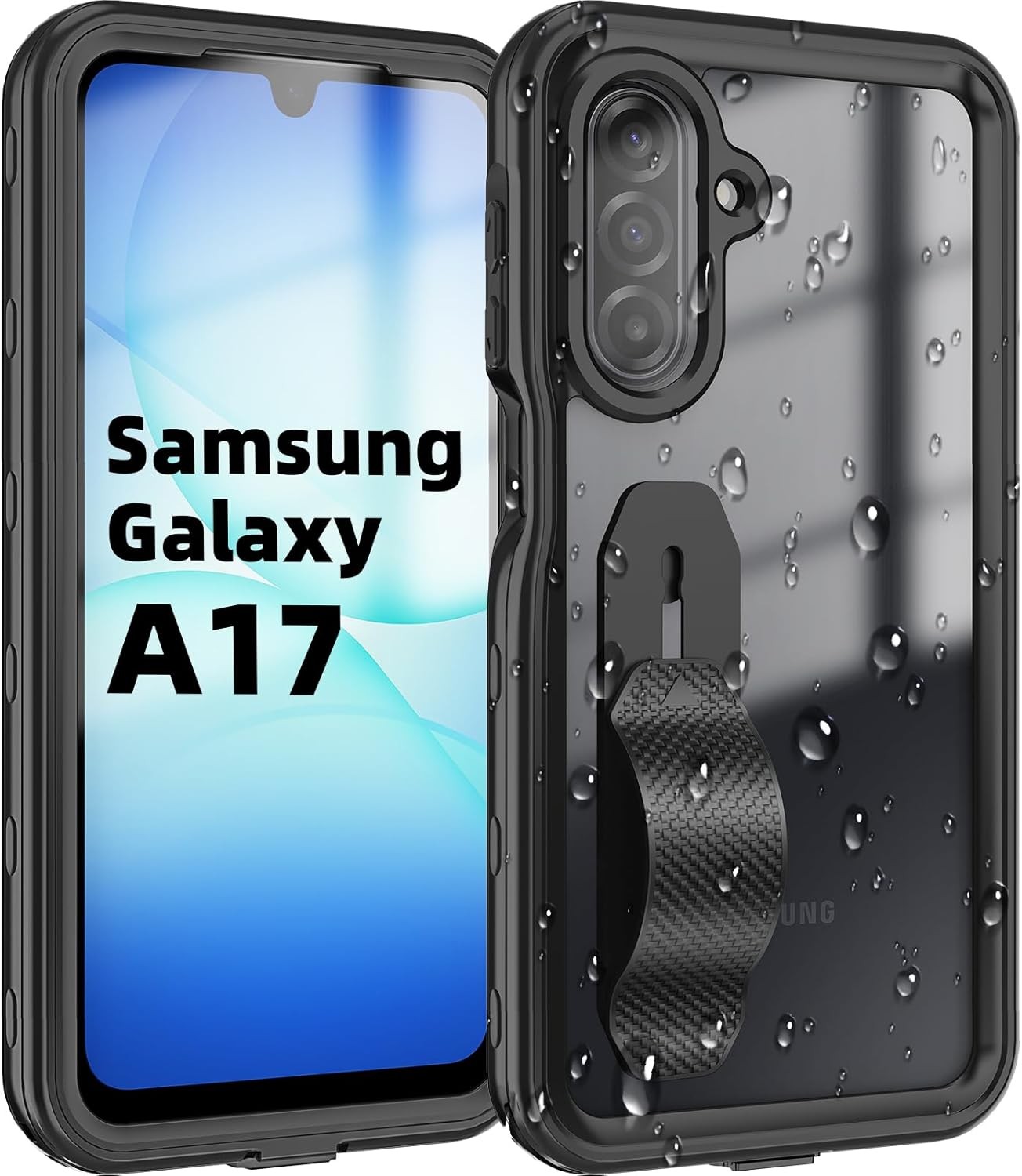 Rugged Shockproof Case for Samsung Galaxy A17 5G, IP68 Waterproof & Dustproof