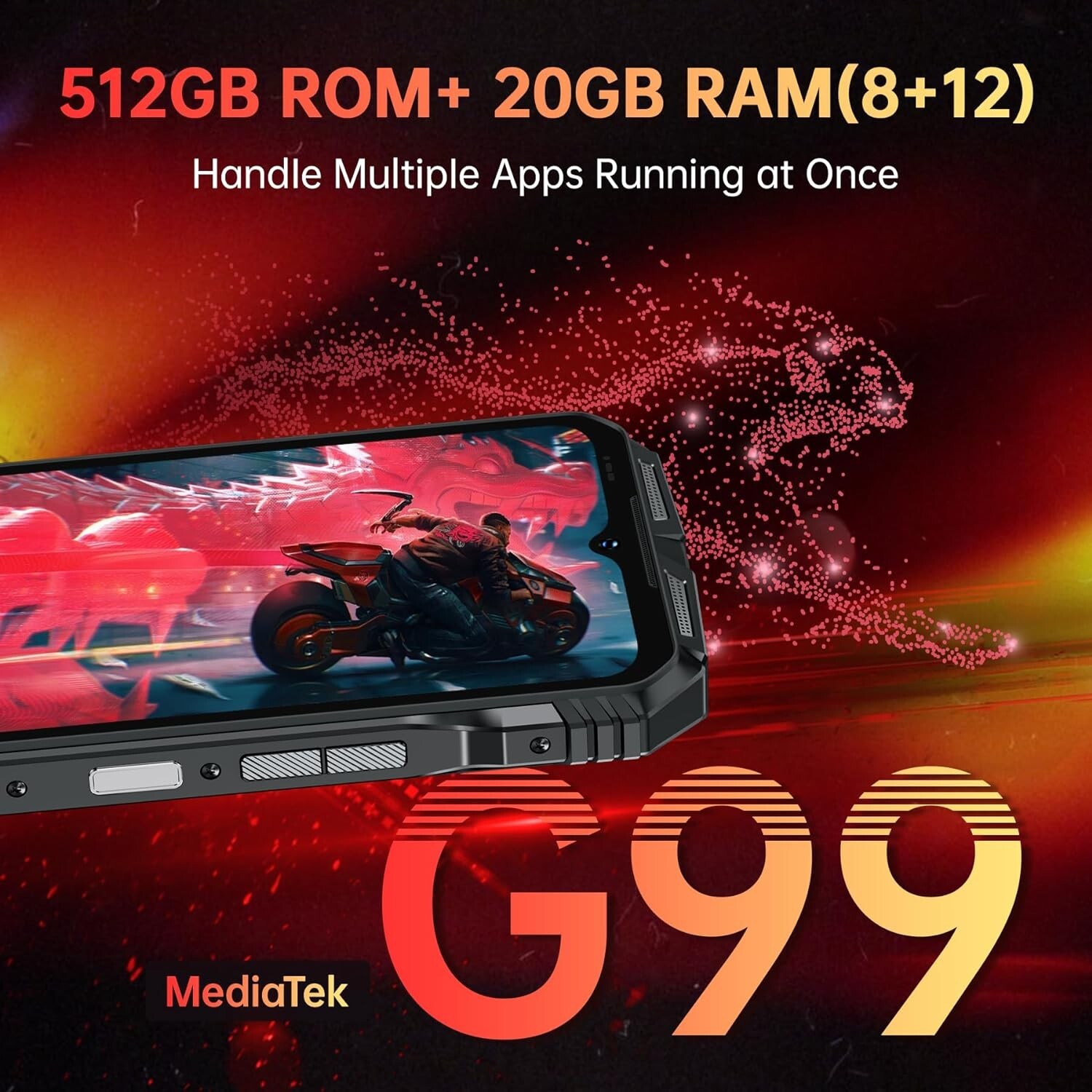 IIIF150 Air 3 Rugged Smartphone 24GB+512GB 6.6in 5500mAh Cell Phone Andriod 14