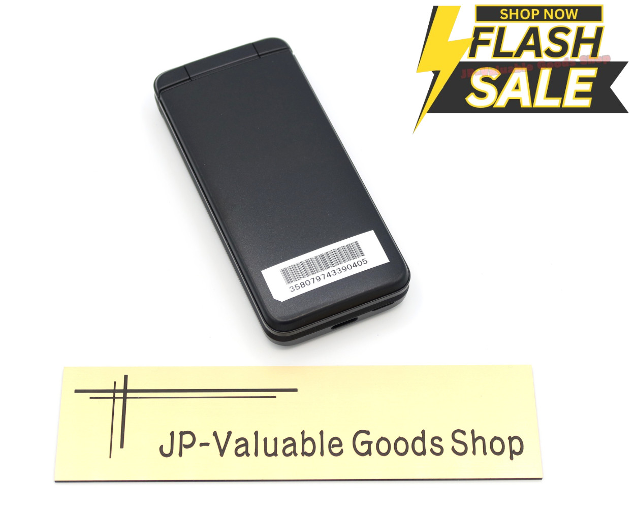 [New] KYOCERA A202KC DIGNO KEITAI 4 ANDROID FLIP BK UNLOCKED 902KC Successor JP
