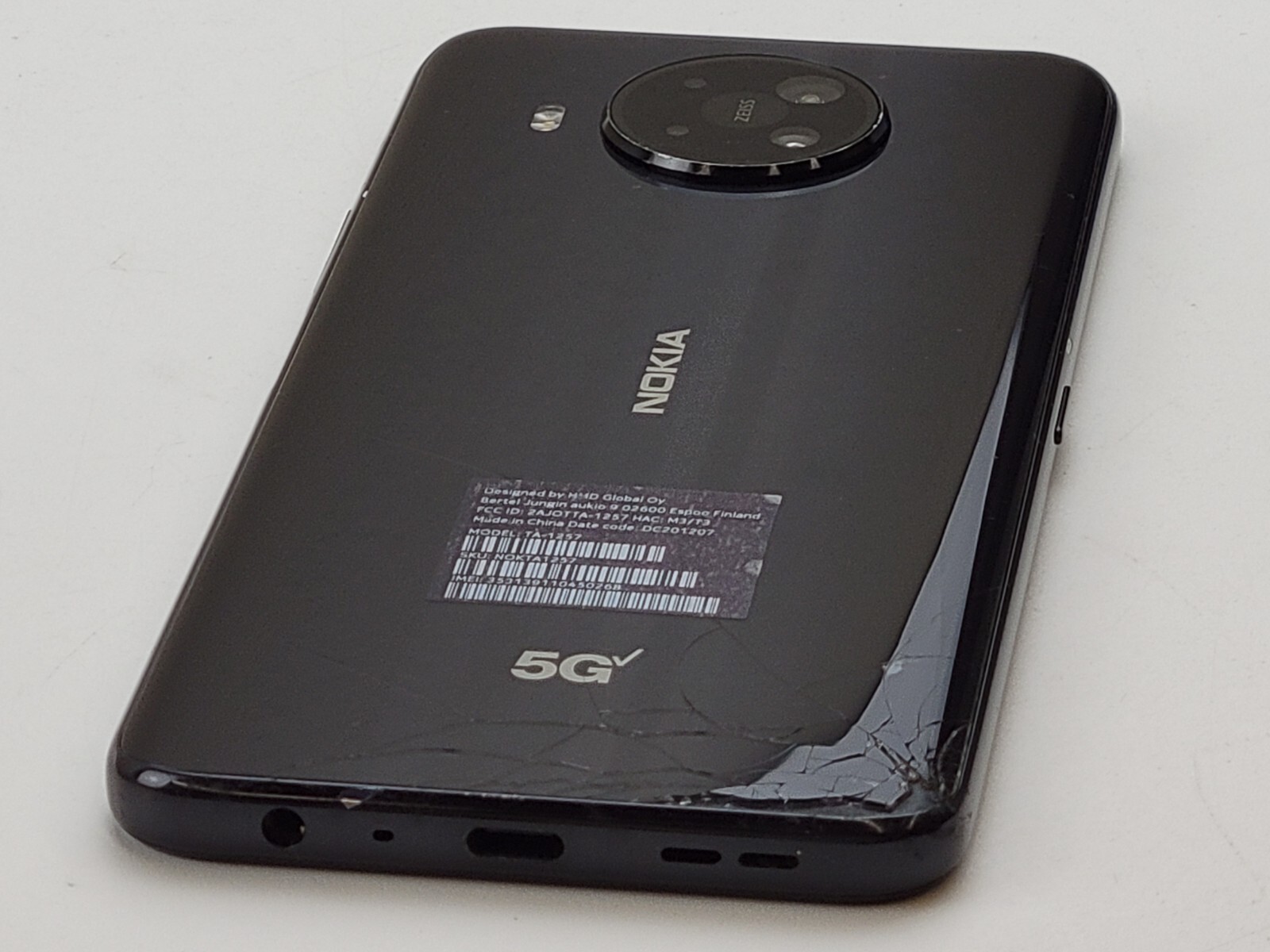 Nokia 8 V 5G UW (TA-1257) 64GB – Gray (Verizon) – BLEMISHED – Clean IMEI – T9554