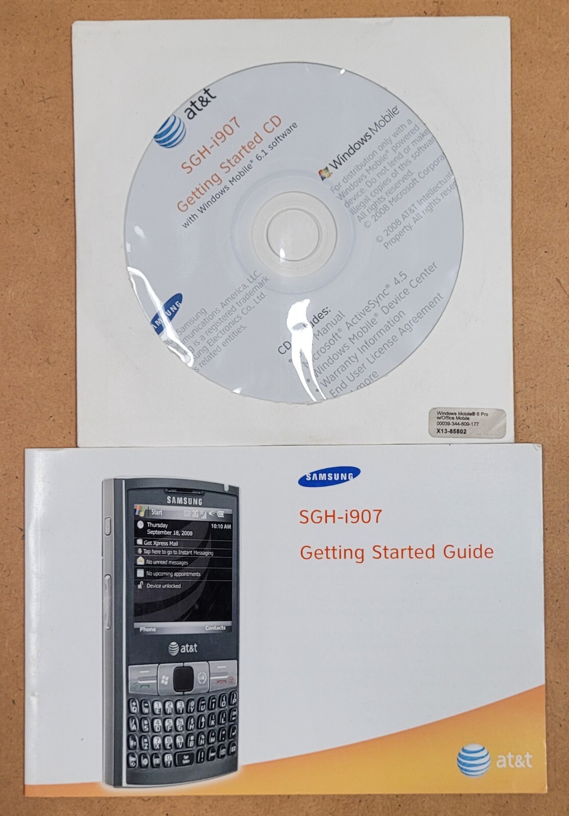 Samsung Epix SGH-i907 – Gray ( AT&T ) Very Rare Windows Smartphone w/ Games