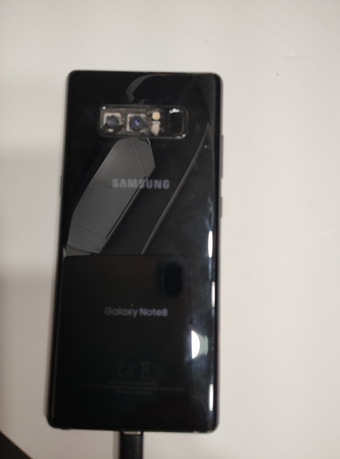 Samsung Note 8 SM-N950U 64GB Black Bar Smartphone 12MP For Parts/Not Working