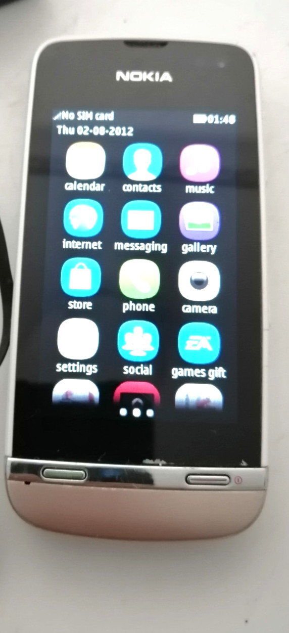 Nokia Asha 311-RM714 Mobile Phone FM 3.15MP 3.0 inches Touch Screen 100% working
