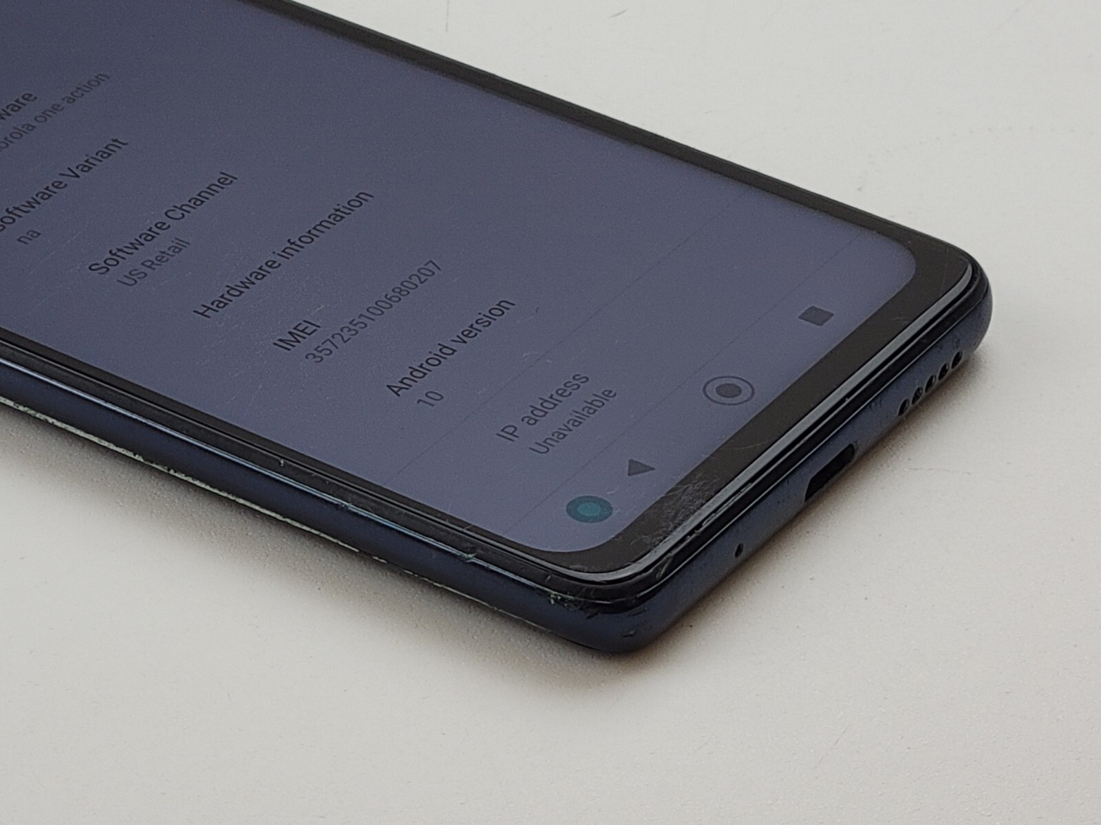 Motorola One Action (XT2013-1) 128GB (GSM Unlocked) – *PLEASE READ* – J8563