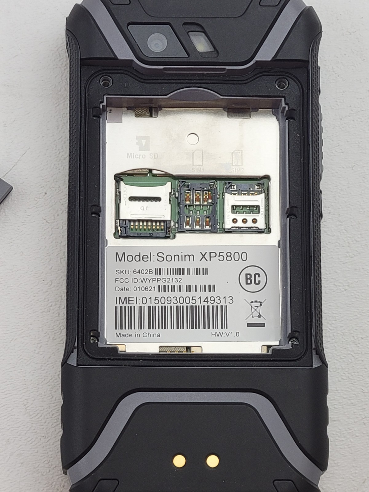 Sonim XP5s (XP5800) 16GB – Black (AT&T) Rugged Phone – *PLEASE READ* – H6638