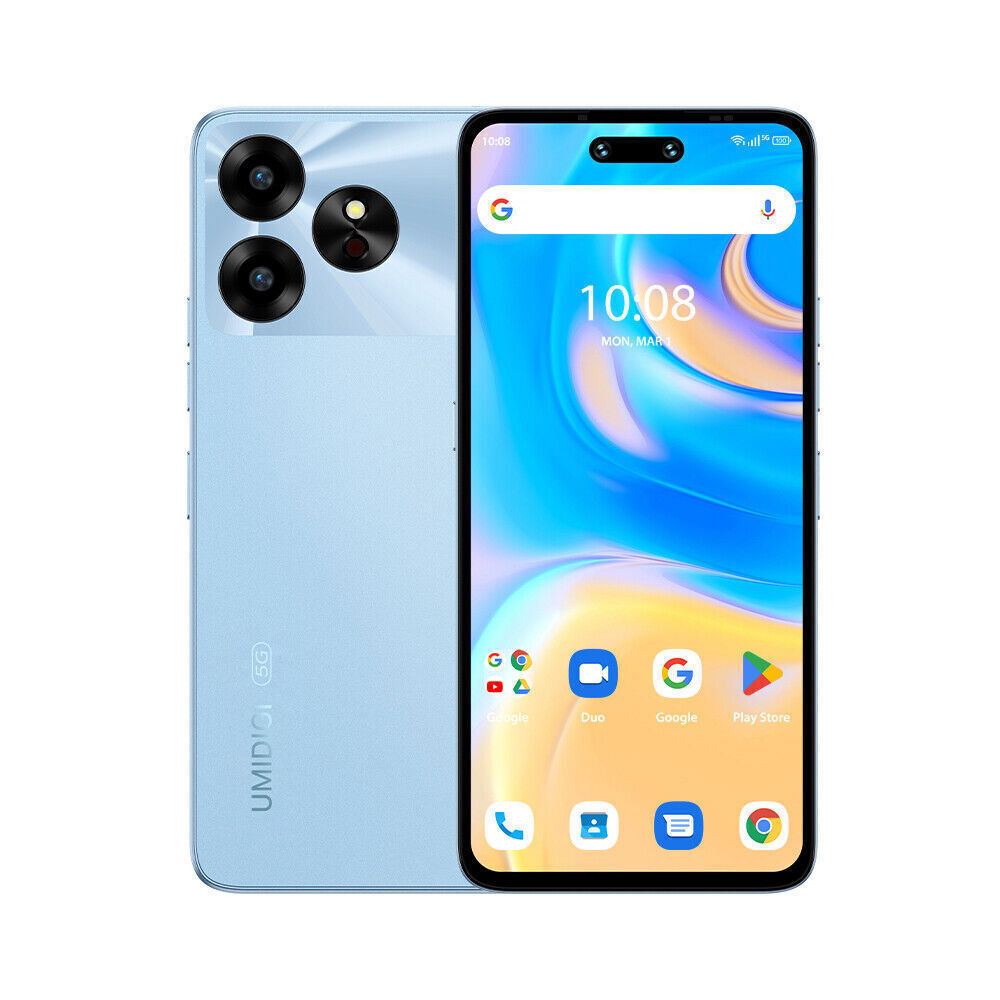 UMIDIGI G6 5G 6GB+6GB 128GB 6.57″ 50MP Dual SIM NFC Android Unlocked Smartphone