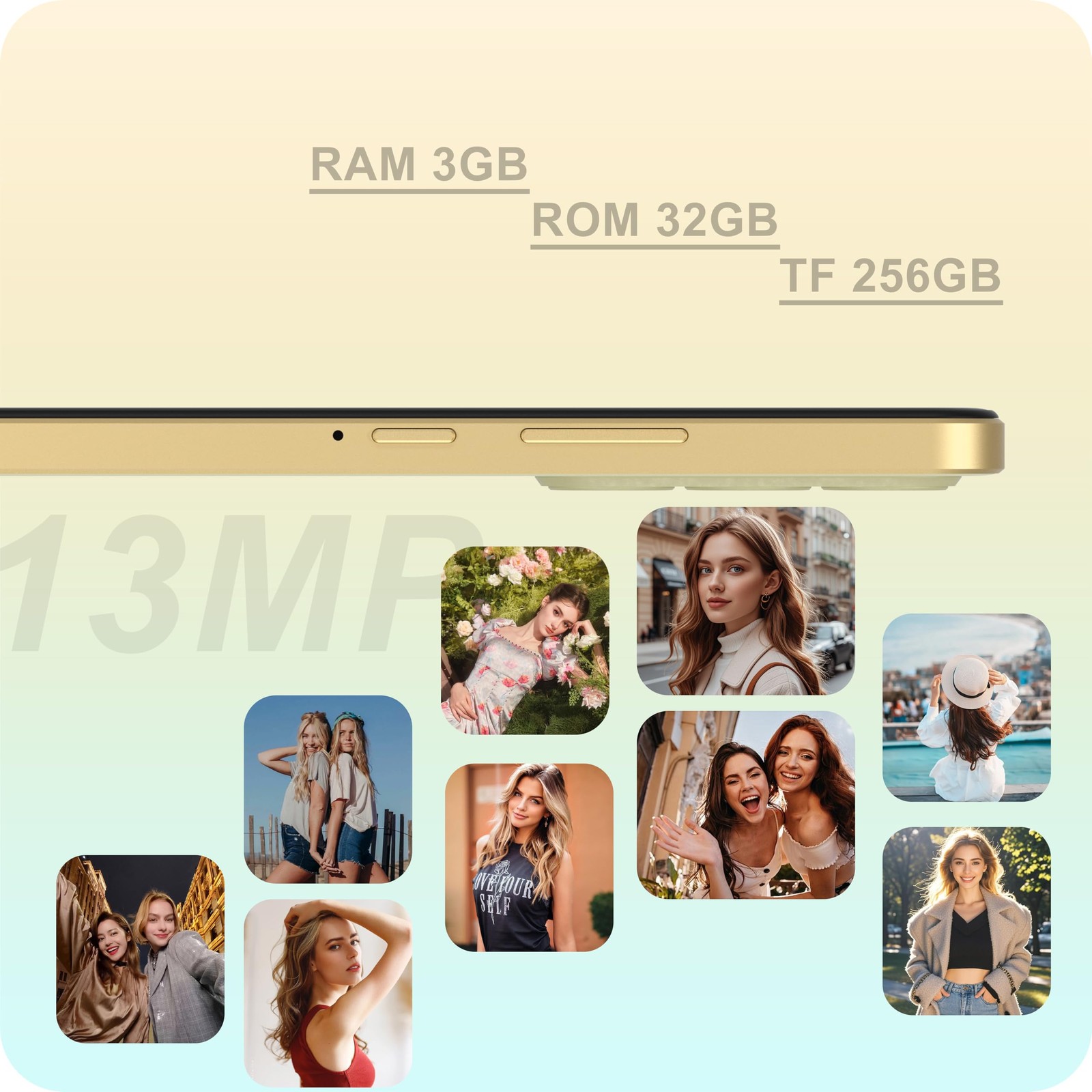 A1, 4G Android , 6.6 Inch Screen, Face Unlocked Phones, Unlocked for T-Mobile…