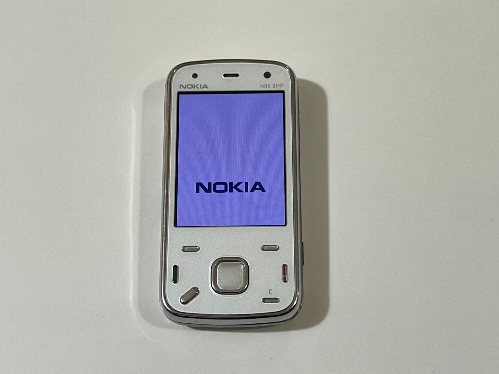 Original Nokia N86 – White (Unlocked) Gsm Mobile Parts only ( USER LOCK CODE)
