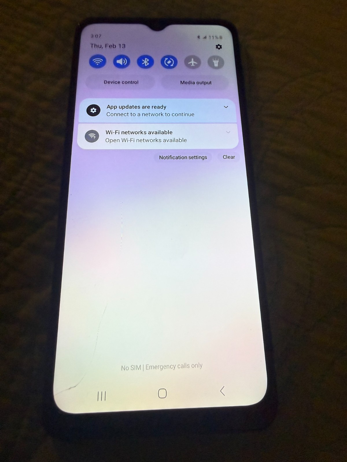 SAMSUNG SM-A326U Galaxy A32 Awesome Black 64gb Phone Sprint Breaks GOOD LCD