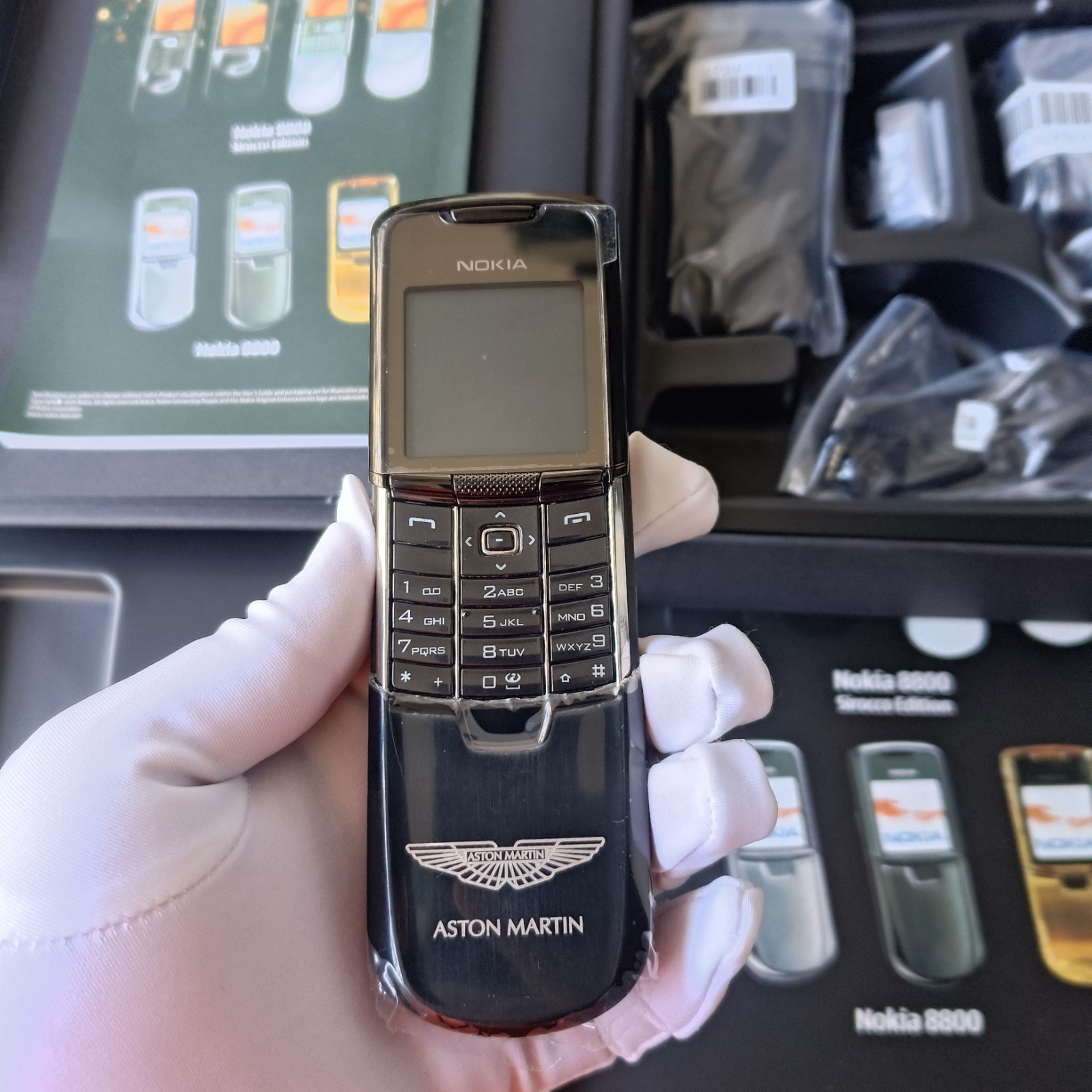 RARE NOKIA 8800 ASTON MARTIN EDITION UNLOCKED GSM MOBILE PHONE MADE IN GERMANY